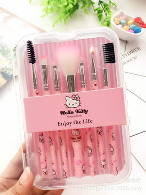 Hello Kitty Makeup Brush Set Phoera Foundation